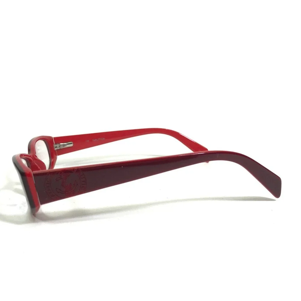 Nautica Petite Small Eyeglasses Frames N8038 654 Red Rectangular 48-16-135